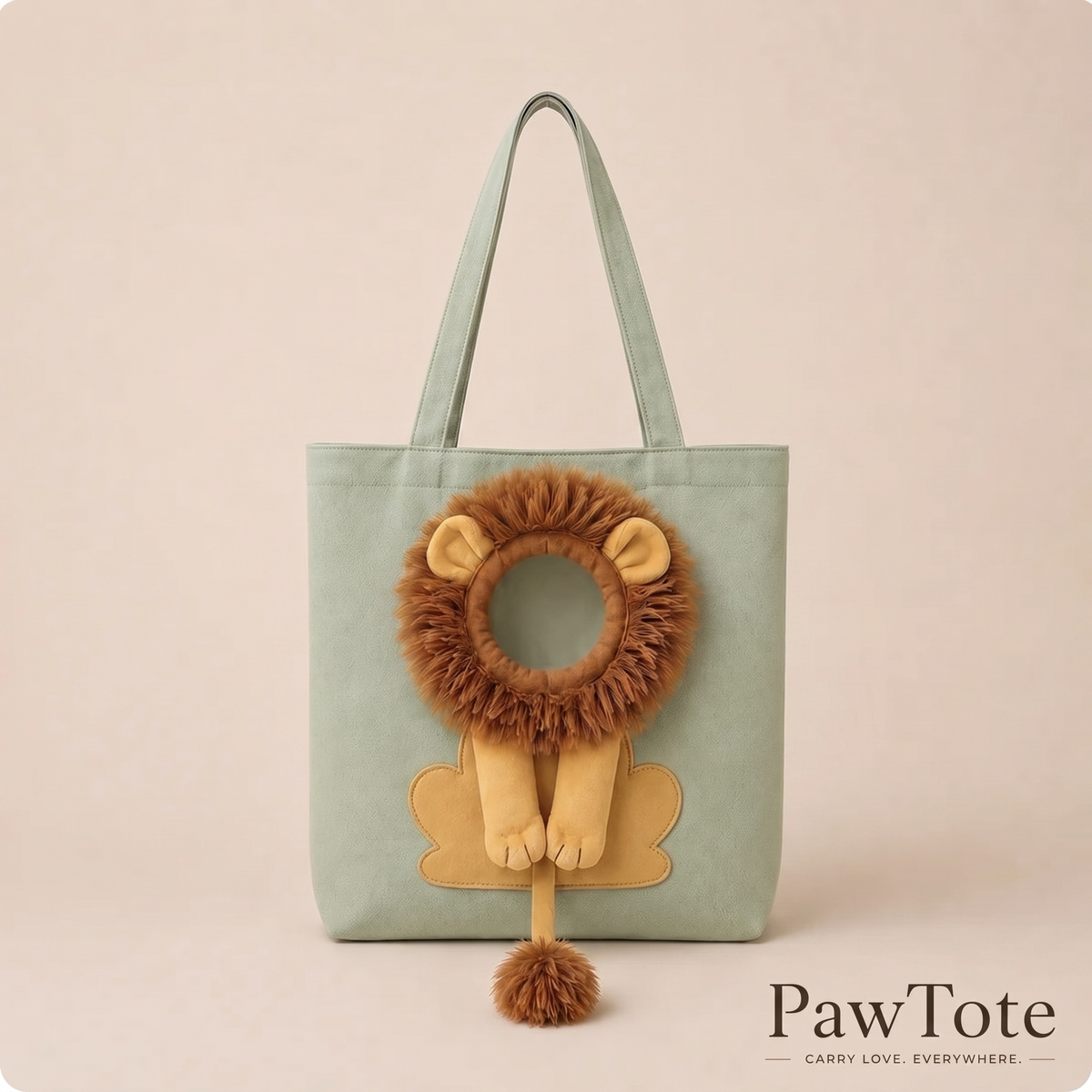 PawTote™ Lion Shoulder Bag